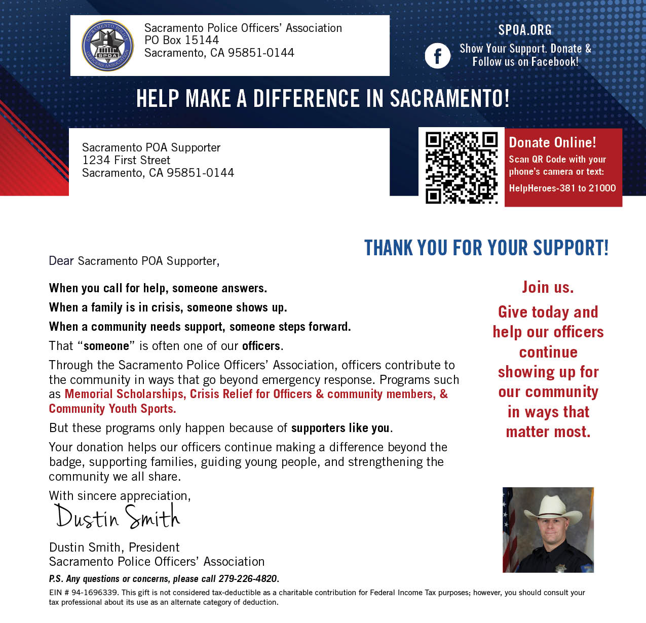 Donation Letter